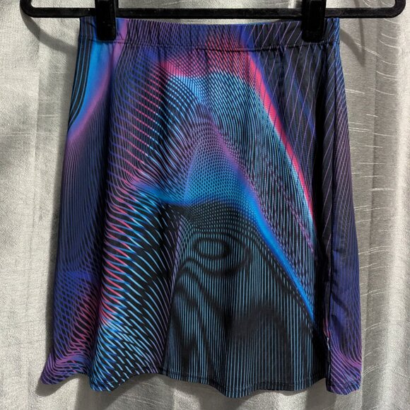 Badinka Synth Wave Mesh Skirt Medium - Picture 4 of 5